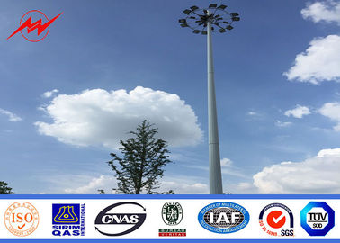 Cina illuminazione di palo dell'albero del centro sportivo del rivestimento della polvere di 25m alta con il sistema di sollevamento fornitore