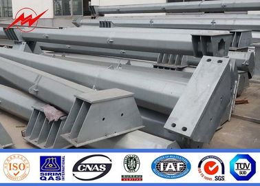 Cina La distribuzione anti- di ultravioletto 45FT ha galvanizzato Palo d'acciaio con il braccio trasversale fornitore