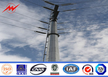 Cina Alta resistenza Palo d'acciaio tubolare galvanizzato Q345 di terremoto per la linea elettrica AWS D 1,1 fornitore