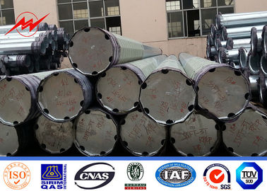 Cina grata angolare triangolare tubolare pratica d'acciaio di palo di giro di sepoltura del bitume Gr65 di 14m fornitore