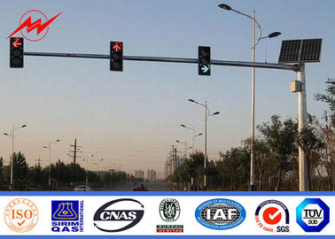 Cina Semaforo rivestito della polvere d'acciaio laminata a caldo dell'OEM Palo per illuminazione della strada fornitore