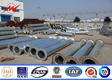 Cina 9m 11m Steel Poles Galvanized Steel Pole with bitumen fornitore