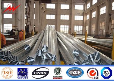Cina trasmissione d'acciaio standard d'acciaio Pali di Palo galvanizzata 40ft A123 fornitore