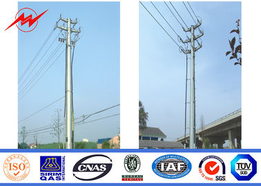 Cina Linea elettrica d'acciaio galvanizzata singolo circuito di palo di potere di approvazione di iso 25 m. 6mm Palo fornitore