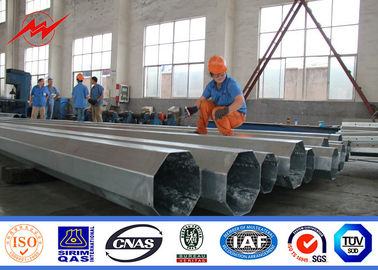 Cina 11.8M 500 Kgf 8 lati ha galvanizzato lo spessore d'acciaio della superficie 4mm del bitume di Palo fornitore