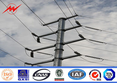 Cina corrente elettrica galvanizzata 15m Palo della colonna d'acciaio per la linea elettrica approvazione della BV fornitore