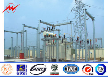 Cina Serie elettrica d'acciaio della struttura della sottostazione del trasformatore di Pali galvanizzata alta tensione fornitore