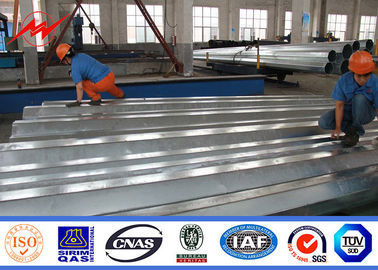 Cina Forma poligonale pratica di pali del metallo d'acciaio di galvanizzazione per il progetto elettrico dell'elettrodotto 33kv fornitore