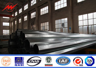 Cina 10m 12KN Africa Palo tubolare d'acciaio standard con il trattamento di superficie di galvanizzazione fornitore