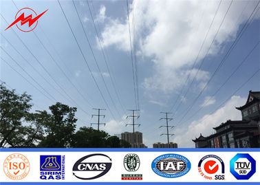 Cina strutture d'acciaio tubolari elettriche 90ft di 69kv 75ft 80ft per la linea elettrica della trasmissione 69kv fornitore
