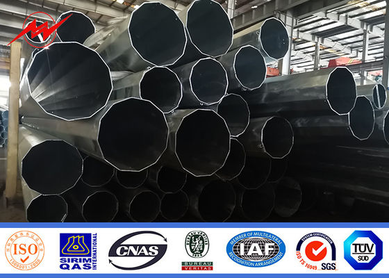 Cina 16m 1200 Dan Steel Tubular Pole Galvanized per la linea esterna progetto di distribuzione fornitore