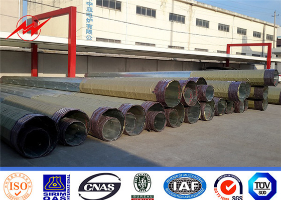Cina Linea di distribuzione di pali di acciaio elettrico galvanizzato standard NEA 69KV Q345 fornitore