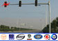 semaforo della superstrada di 3m Palo, doppio metallo pali leggeri del passaggio del sostegno di 1500mm fornitore