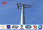 torre unipolare delle Telecomunicazioni di norma ISO Di 55m con gli accessori del cavo fornitore
