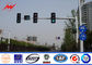Luce d'avvertimento EMK USU96 di Pali della trasmissione d'acciaio solare per sicurezza stradale fornitore