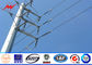 HDG rotondo 10m 5KN pali pratici elettrici d'acciaio per la linea di trasmissione sopraelevata fornitore