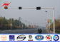 Semaforo galvanizzato Palo per il segnale stradale con la lunghezza di altezza 7M di bullone d'ancoraggio 10m fornitore