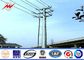 Potere pali pratico d'acciaio di Filippine NGCP 80 ft/90 ft per il trasporto di energia fornitore
