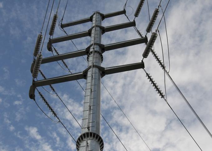 il rivestimento di potere di 30m ha galvanizzato il potere palo di Eleactrical per i cavi 110kv 1