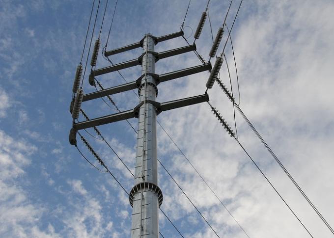 il rivestimento di potere di 30m ha galvanizzato il potere palo di Eleactrical per i cavi 110kv 2