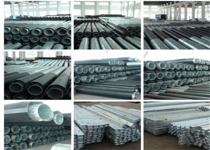 Il metallo poligonale 69kv pali pratici d'acciaio di 70FT ha galvanizzato la norma del trattamento di superficie ASTM A123 della struttura 2