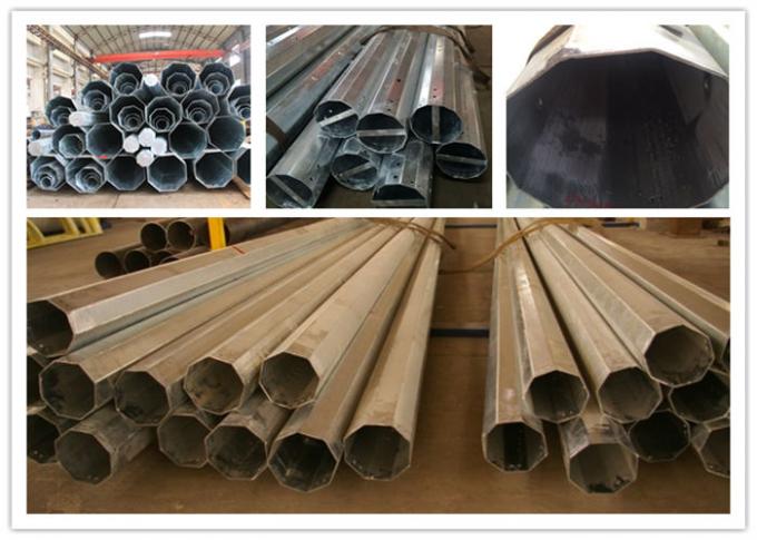 Potere pali d'acciaio elettrico galvanizzato forma poligonale o conica di spessore di 30mm - di 1mm, 1