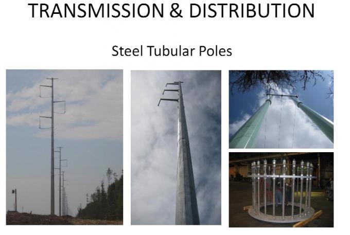 torre unipolare professionale delle Telecomunicazioni di 60M con la norma di galvanizzazione di ASTM A123 0