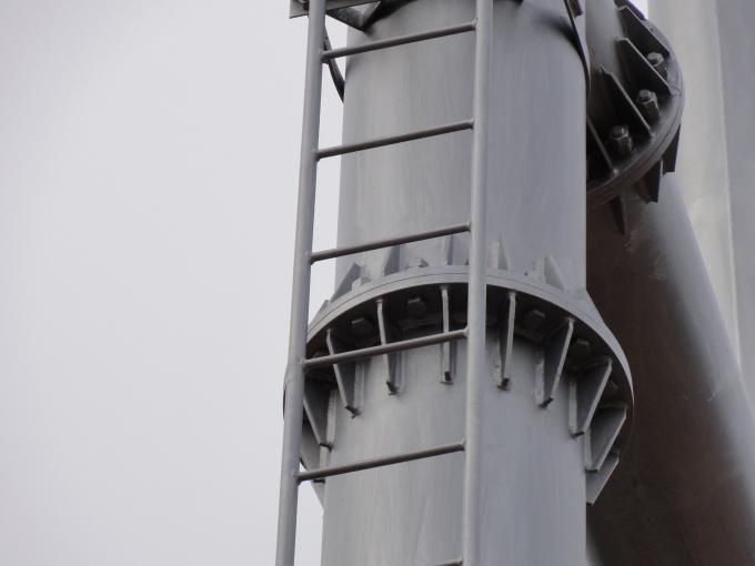 220 chilovolt hanno galvanizzato torre 10m-200m di Palo della metropolitana dei tubi d'acciaio la mono ampiamente usata 7