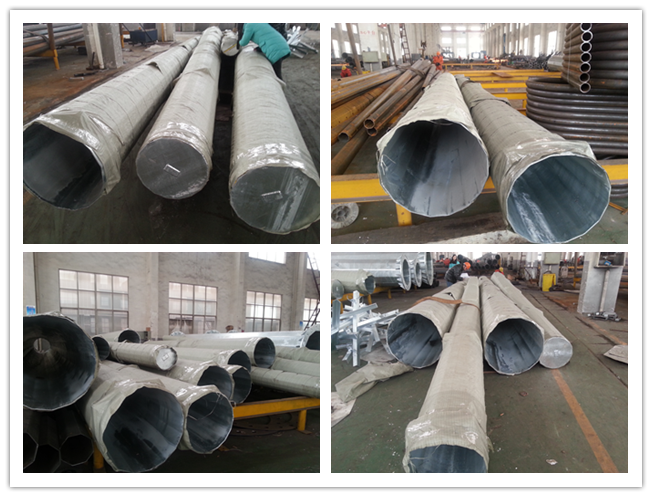 9 norma d'acciaio tubolare d'acciaio di Palo galvanizzata metro pali pratici ASTM A123 1