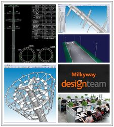 Jiangsu milky way steel poles co.,ltd linea di produzione in fabbrica