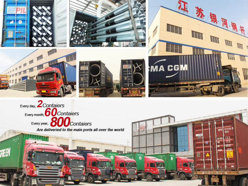 Cina Jiangsu milky way steel poles co.,ltd 