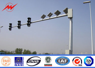 Cina Le carreggiate su ordinazione 3m/4m/6m hanno galvanizzato il semaforo Palo con il segnale fornitore