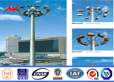 Cina Polvere di Multisided che ricopre l'alto albero Palo di 40M d'argano per illuminazione del parco fornitore