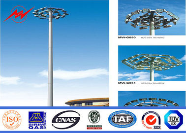Cina Il HDG ha galvanizzato albero Palo del palo di potere l'alto con le lanterne di 400w HPS fornitore