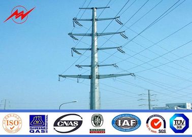 Cina linea di trasmissione elettrica galvanizzata 18m linea pratica del metallo di Pali ottagonale fornitore