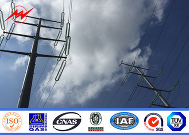 Cina linea elettrica 132KV linee di trasmissione tubolari elettriche d'acciaio galvanizzate di Palo fornitore