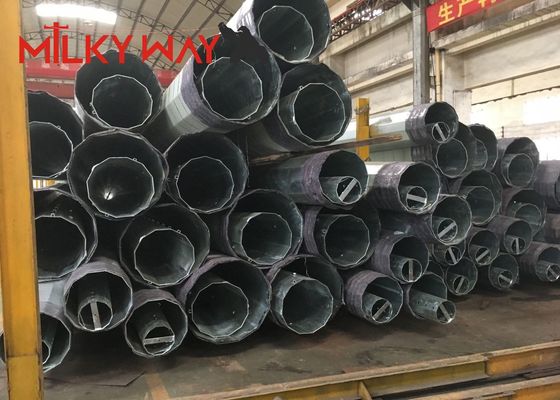 Cina Torre monopalo in acciaio zincato da 36 m per reti mobili, carico 24 kN fornitore