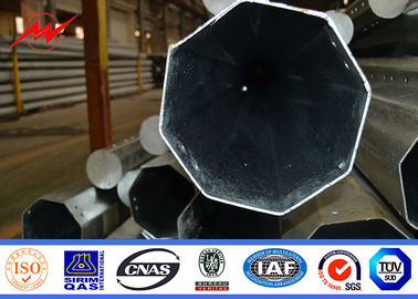 Cina corrente elettrica tubolare d'acciaio galvanizzata Palo della immersione calda di 15m con il materiale di ASTM A123 fornitore