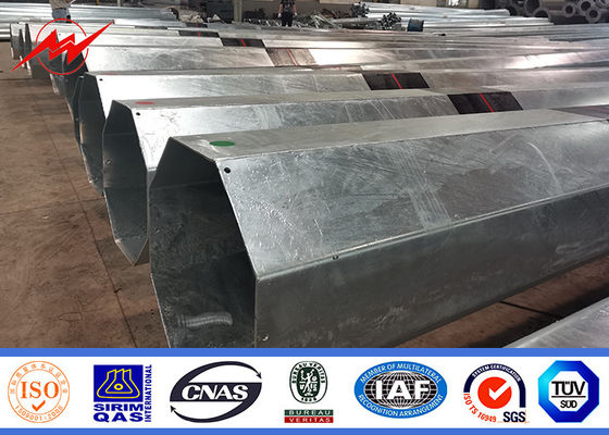 Cina 16m 1800 Dan Galvanized Steel Tubular Pole per la linea progetto di distribuzione fornitore