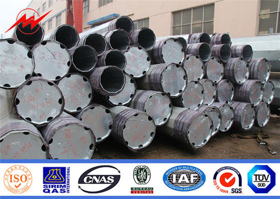 Cina Le linee elettriche 69KV hanno galvanizzato Palo elettrico tubolare d'acciaio con bitume fornitore