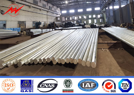 Cina acciaio Palo tubolare della trasmissione galvanizzato metallo di 16m fornitore