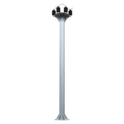 Qualità  50 Years Warranty Steel Power Pole with IP65 Protective Level and 120 Kg Load Capacity for Outdoor Electrical Installations Fabbrica