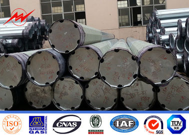 132kv Octagonal  Electrical Galvanized Steel Telescopic Pole AWS D1.1 For Power Line Project fornitore