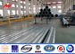 Palle di acciaio galvanizzato standard NEA per linee di distribuzione da 13,8 kV a 69 kV da 25 ft a 40 ft fornitore
