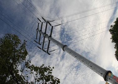 il potere palo d'acciaio di 9m-1250Dan Eleactrical per 110kv cabla +/--2% tolleranza fornitore