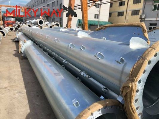 16m 18m Altezza Polo elettrico conico Spessore 5mm Standard di galvanizzazione ASTM A123 fornitore