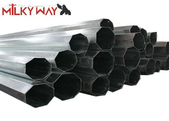 11.9M 8kn Galvanizzato palo elettrico con tre sezioni multifunzione scala superiore fornitore