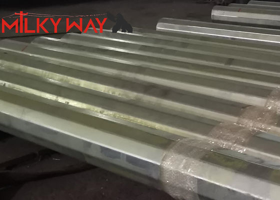 80FT 3 sezioni 1200kg/1680kg/2000kg Filippine NGCP Standard Electric Steel Pole Column fornitore