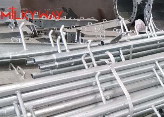 80FT 3 sezioni 1200kg/1680kg/2000kg Filippine NGCP Standard Electric Steel Pole Column fornitore