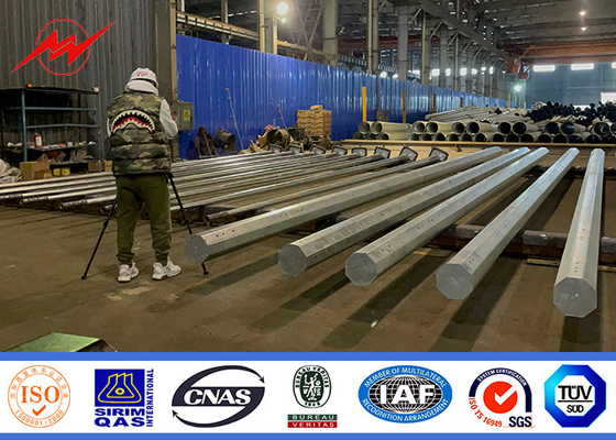 16.80m Steel Power Pole con 6mm di spessore e 625mm di diametro Butt fornitore